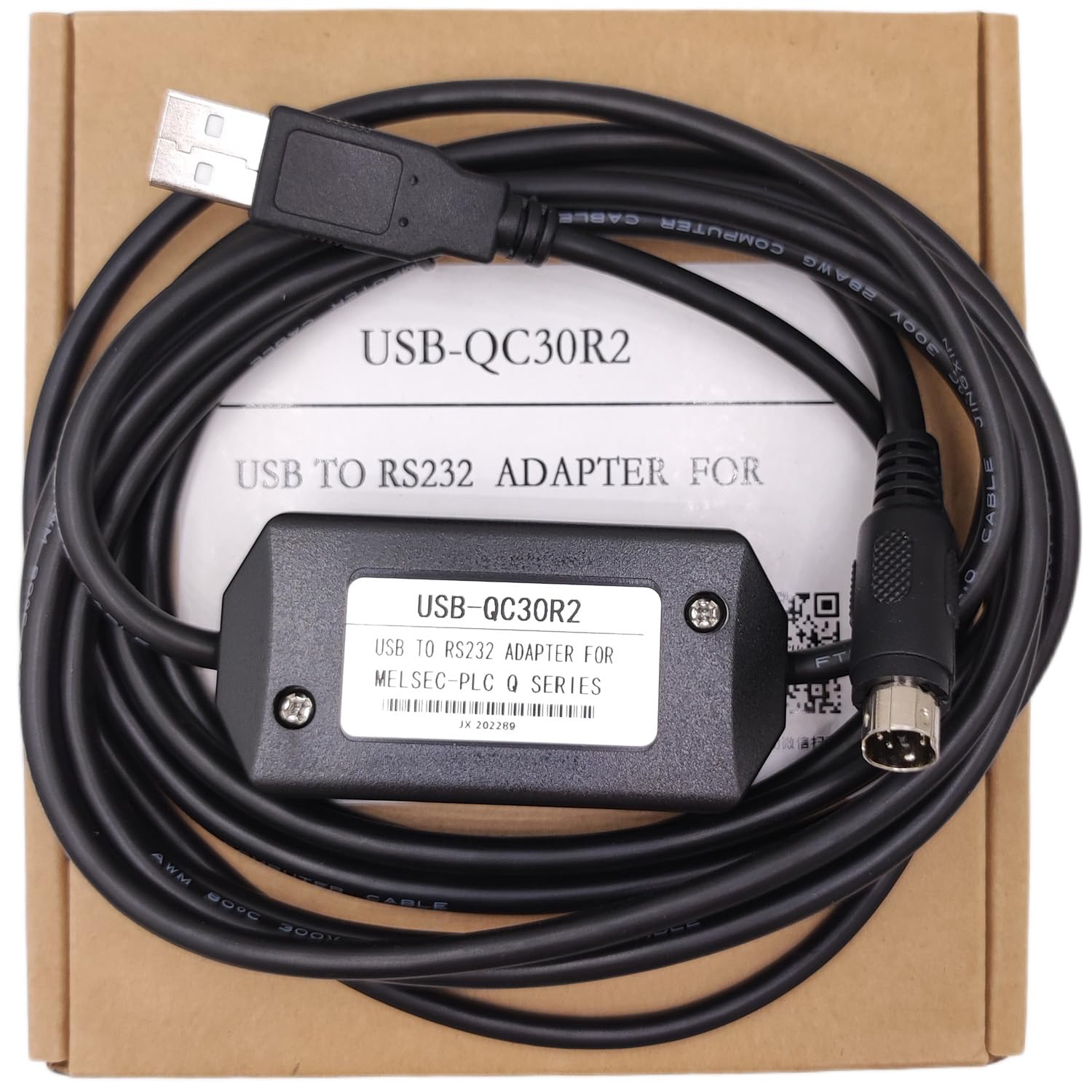 USB-QC30R2, Cable de programación USB para Mitsubishi PLC Q Serie
