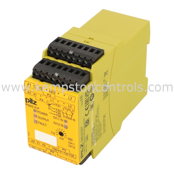 PSWZ X1P C, PILZ,  Safety relay, 0,0075-0,5V/24-240VACDC