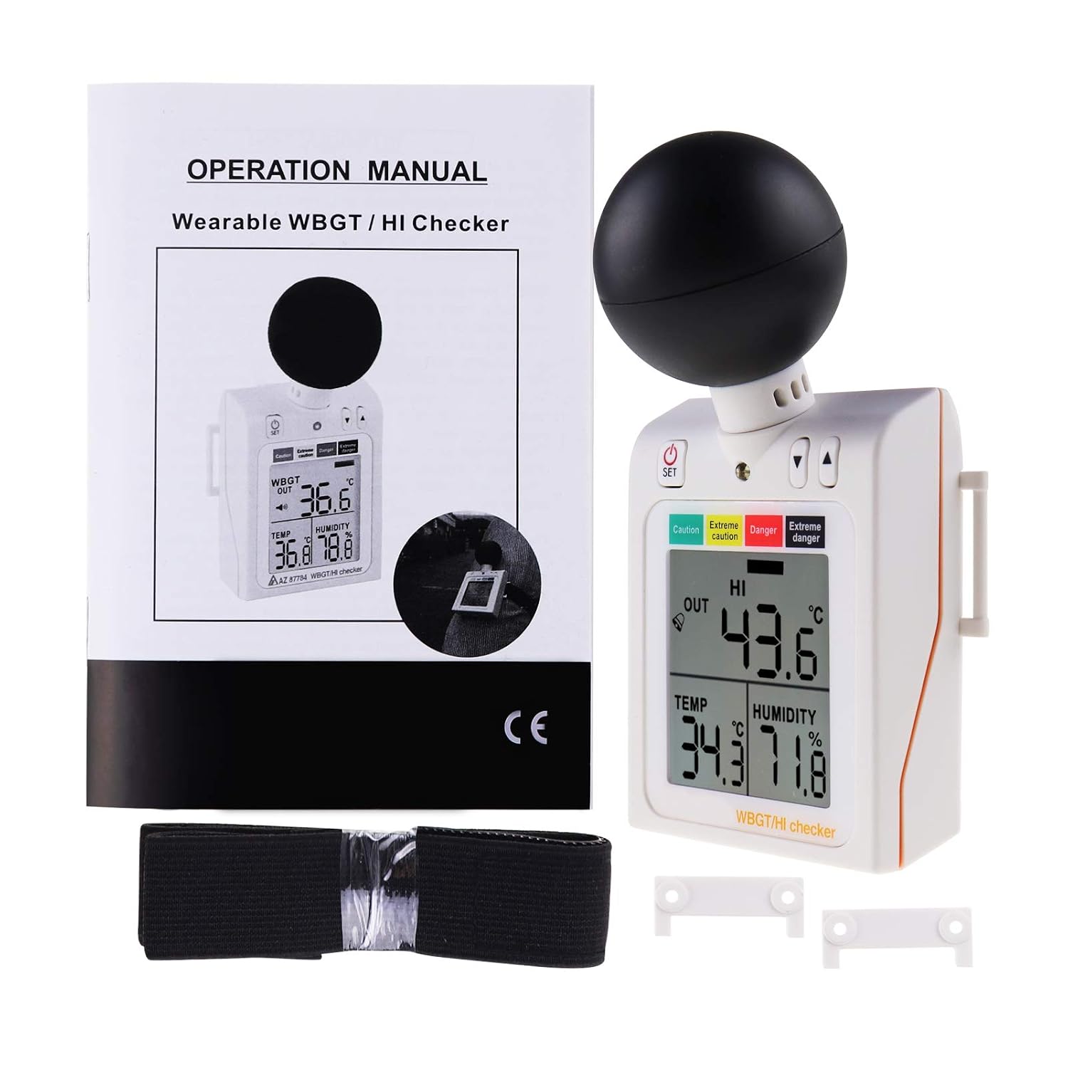 TK296PLUS , WBGT/HI, Wearable 2-in-1 WBGT + HI Heat Index Checker  87784