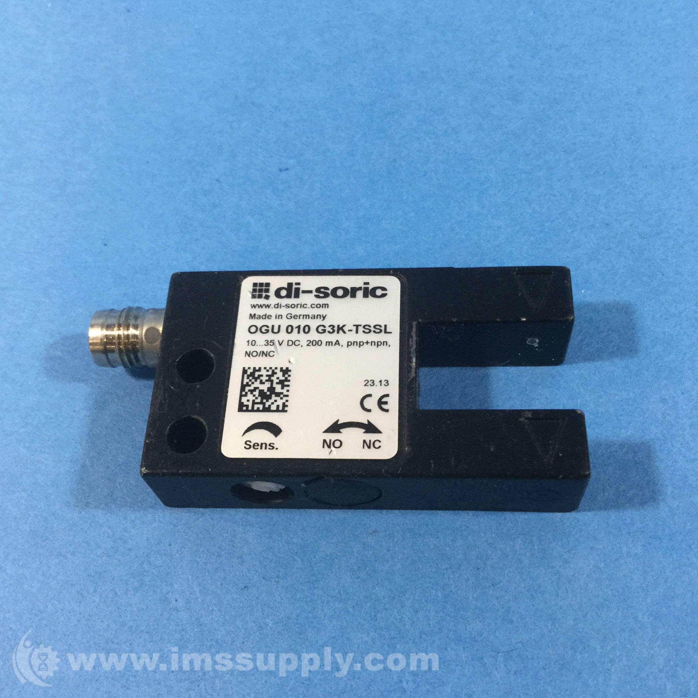 OGU 010 G3K-TSSL, DI-SORIC, sensor lector de Marcas y tacos