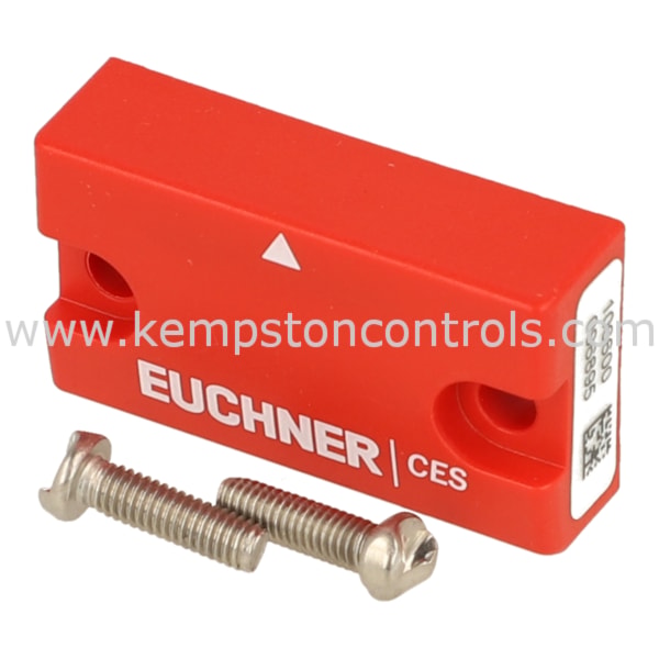 CES-A-BBN-C04, EUCHNER, Actuador, Diseño en forma de cubo, de 42 x 25 mm, Dos tornillos de seguridad M4x20 y soporte de goma incluidos.
