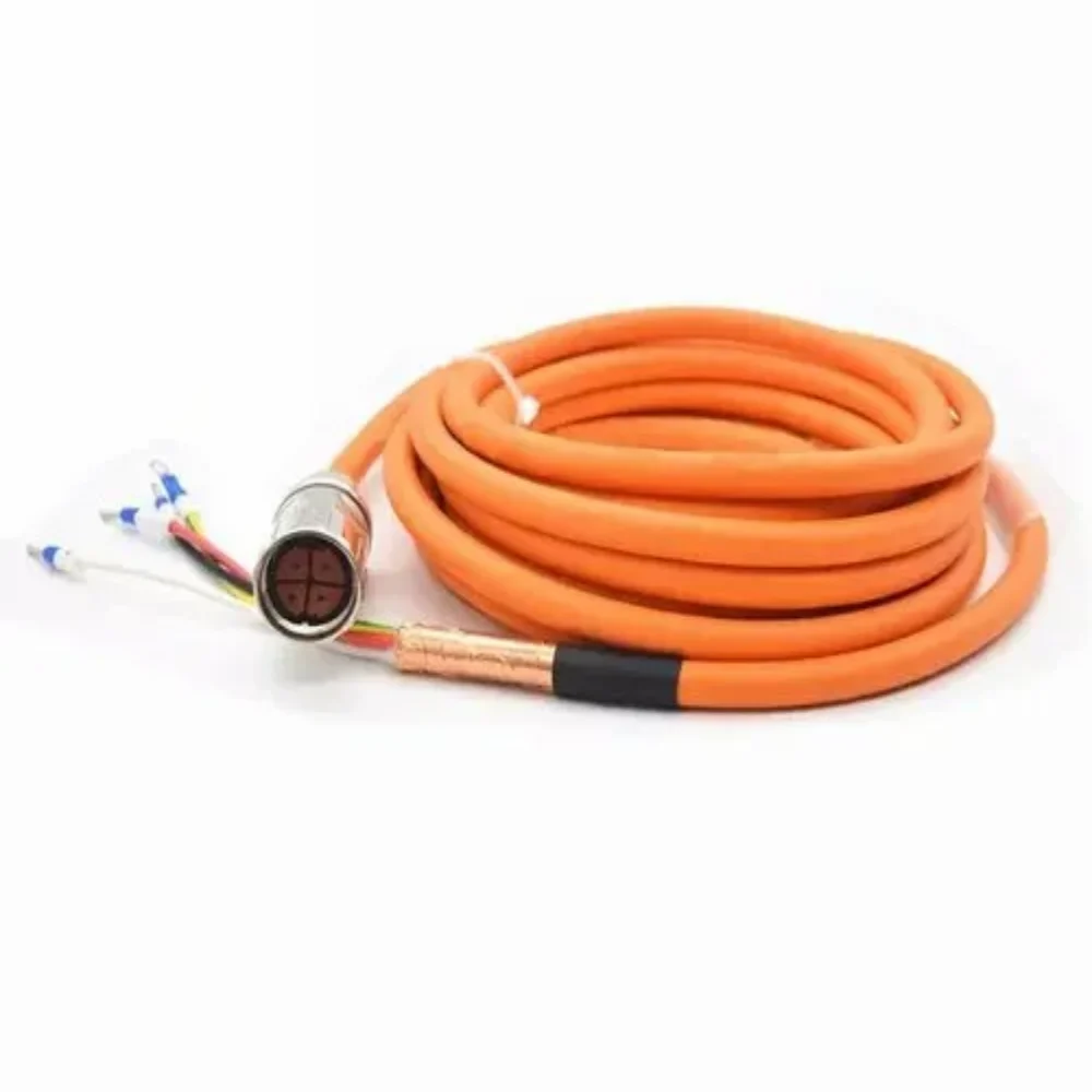 6FX3002-5CL02-1BA0, Siemens, Cable de alimentación, preconfeccionado, 4x 1,5, para motor S-1FL6 HI 400 V con tamaño de bastidor V70/V90 AA y MOTION-CONNECT 300 sin UL para conector en el lado del motor