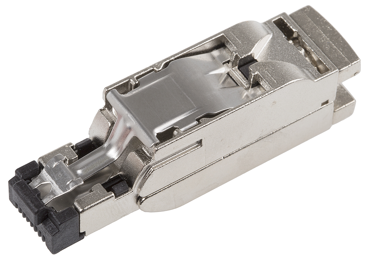6GK1901-1BB10-2AA0, Siemens, Industrial Ethernet FastConnect RJ45 Plug 180 2x 2, conector RJ45 (10/100 Mbit/s) con carcasa metálica robusta y sistema de conexión FC, para IE FC TP