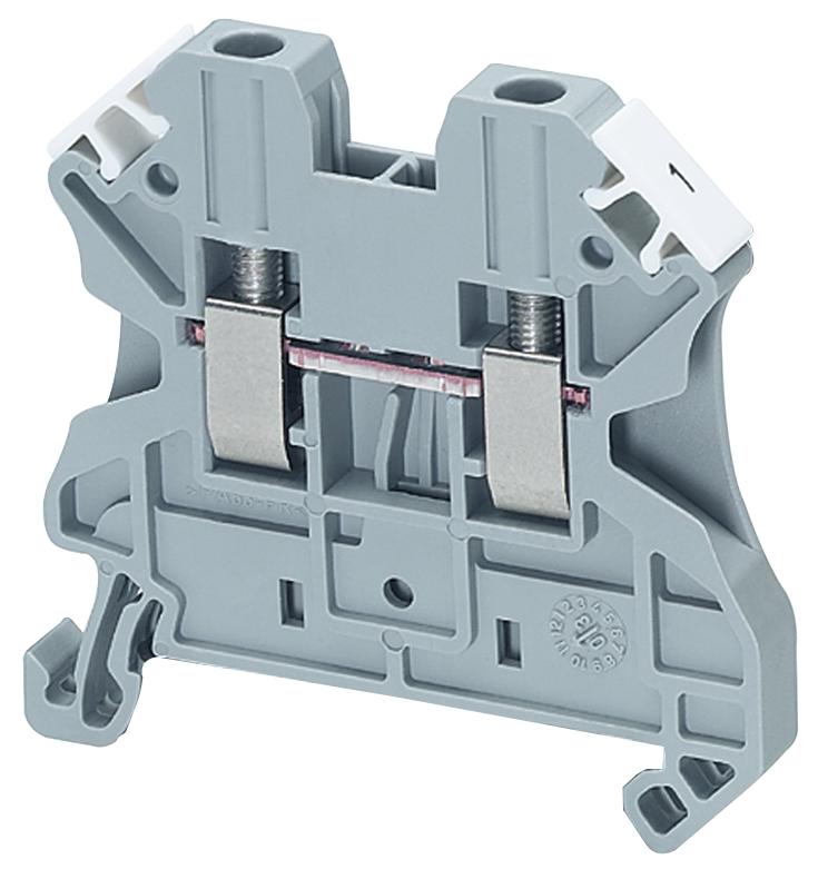 ST 1.5, Phoenix Contact, Conector de bloque de terminales, 2 Posiciónes Pasante, Gris 14-26 AWG, 17,5Amp, 50PC/BAG