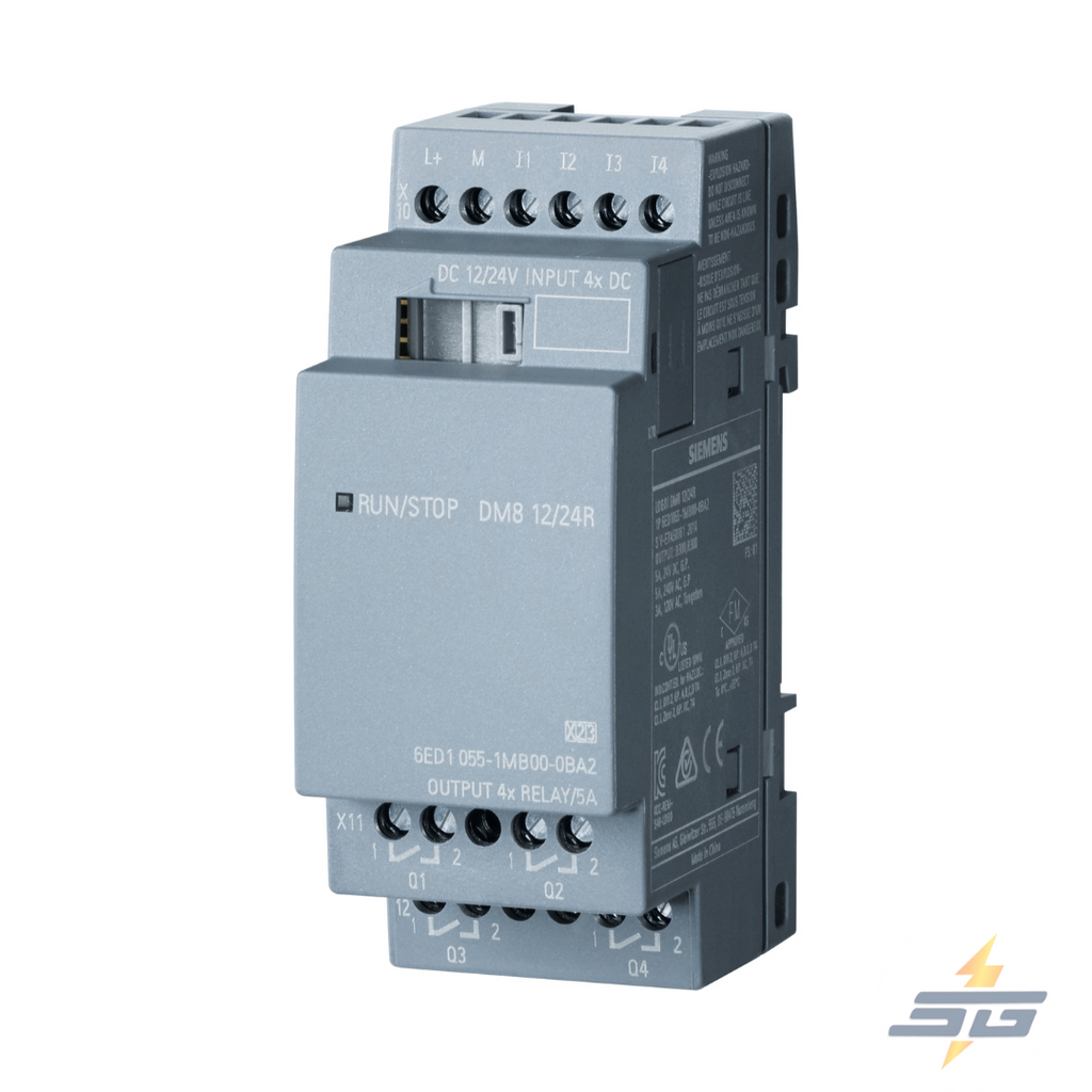 6ED 1055-1MB00-0BA1, Siemens, Módulo de automatización: de expansión; IN: 4; OUT: 4; OUT 1: relé