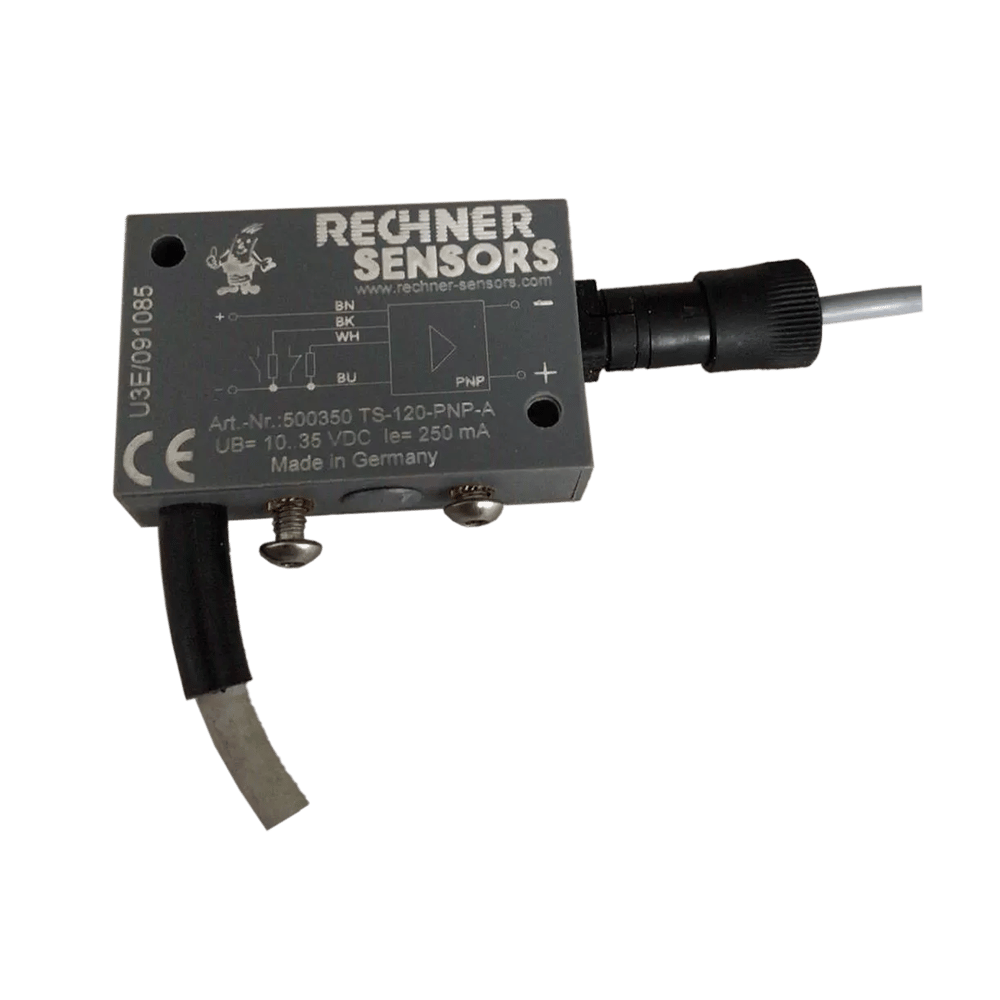 TS-120-PNP-A, Rechner, Amplificador a transistor, Para la conexión de sensores capacitivos MINI KAS-42, AMPLIFIER, 4WIRE, NO+NC, 2M PVC CABLE,