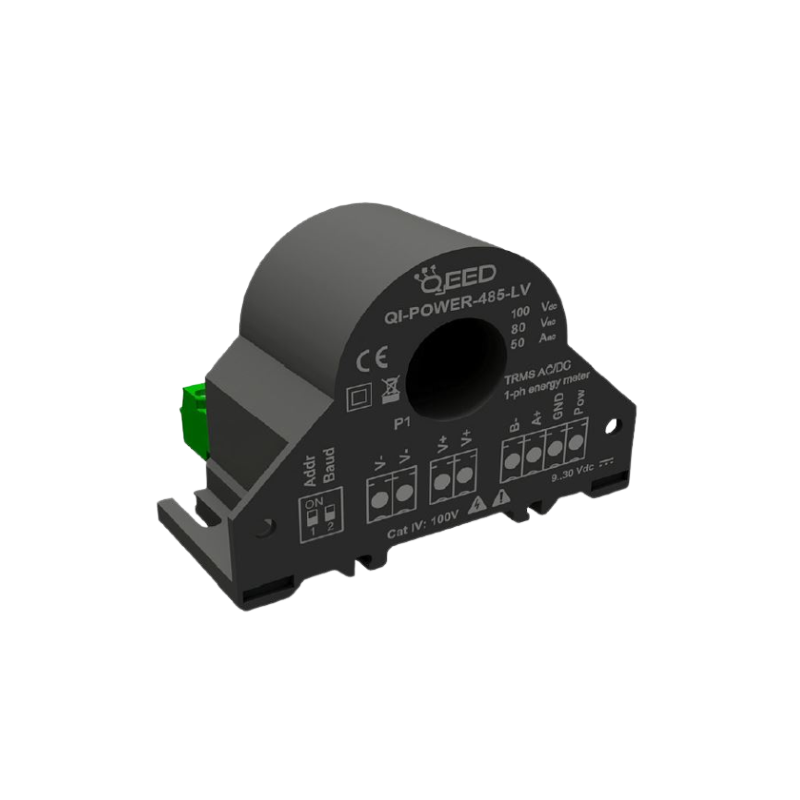 QI-50-V-485, QEED, Modbus Convertidor, de corriente 50Amp, 0-10vdc