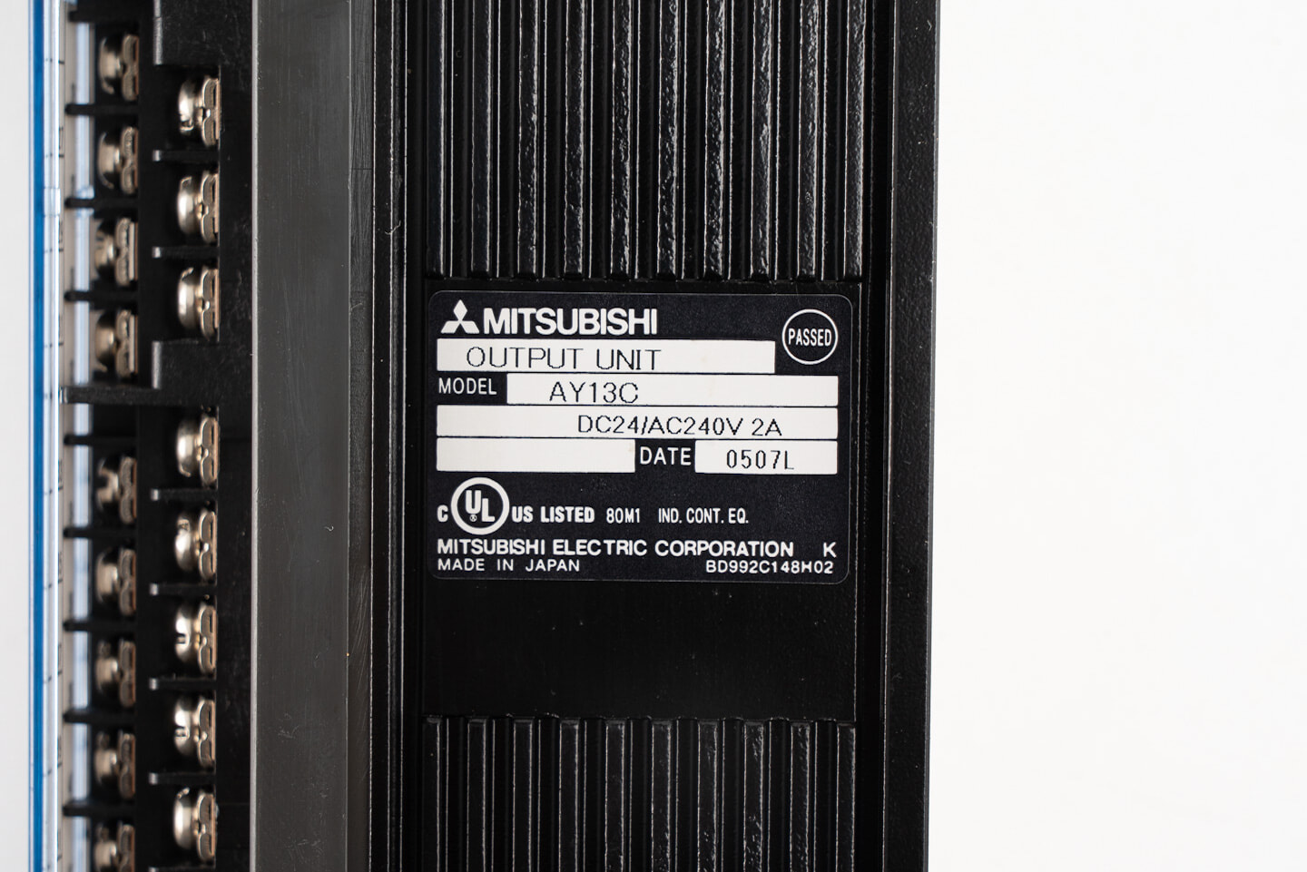 AY13C, Mitsubishi Electric, Modulo de salida, Output Unit Dc24/Ac240V 2A
