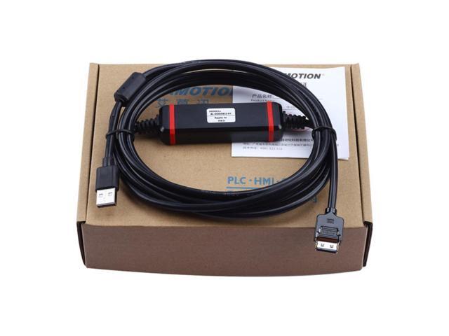 Al-00490833-01, Sanyo Denki, Cable para servocontroladores RS1/QS, admite una transferencia de datos estable, programación y monitoreo en línea, 3 mts.