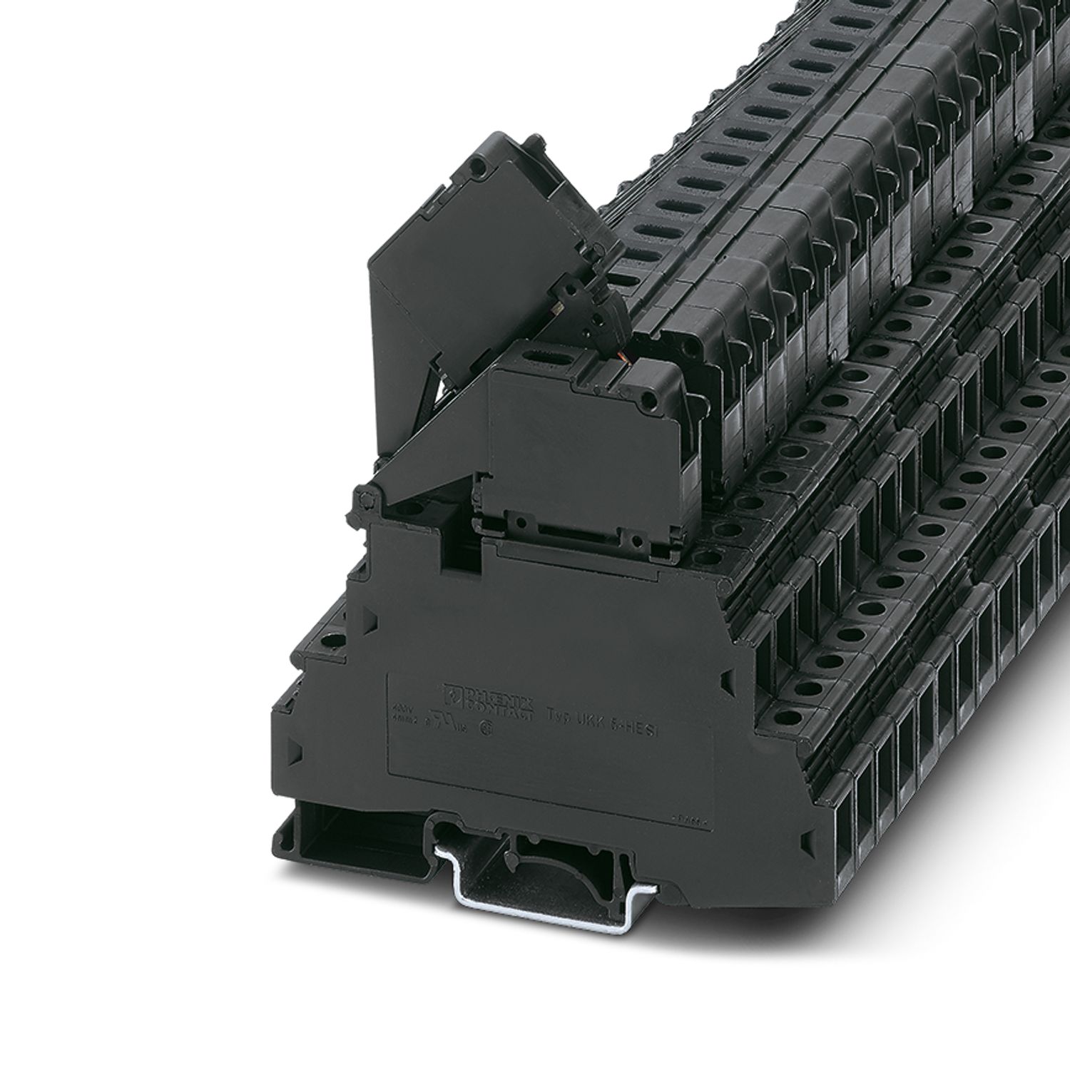 UKK 5-HESI (5X20), Phoenix Contact, Borne de carril para fusible, x 50pc Box.
