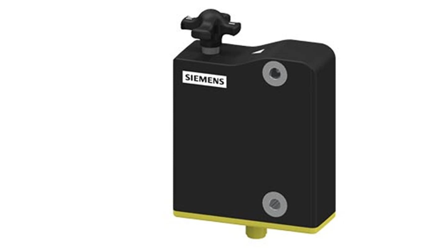 3SE6415-1BB01, Siemens, interruptor de seguridad RFID con bloqueo, plástico, principio de corriente de reposo, vigilancia de bloqueo, 24 V DC, con desenclavamiento auxiliar, IP69,