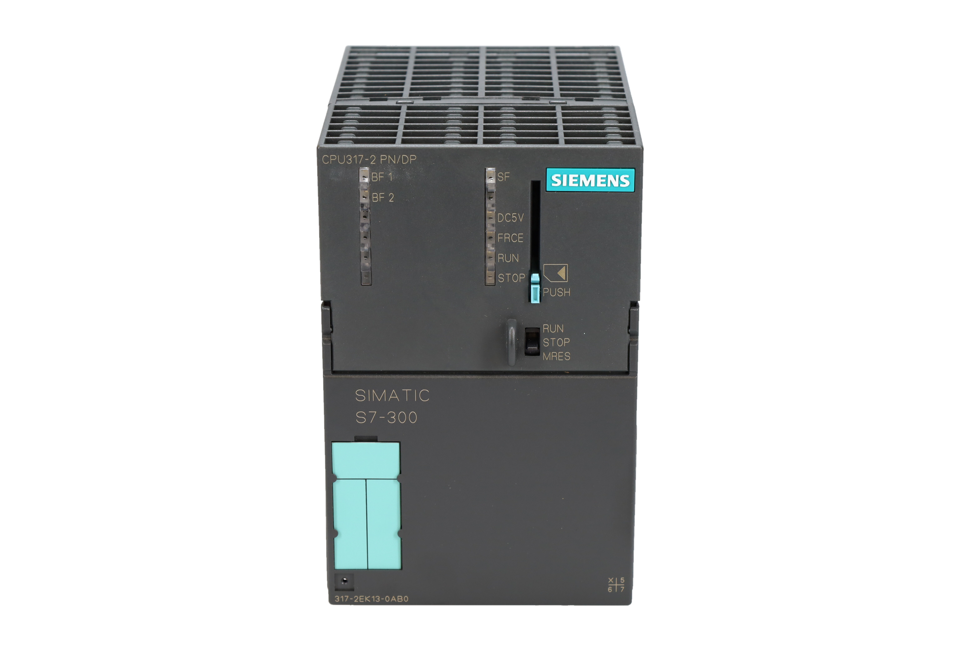 6ES7317-2EK13-0AB0, Siemens, SIMATIC S7-300 CPU 317-2 PN/DP, Módulo central con memoria de trabajo de 1 MB, 1.ª interfaz MPI/DP 12 Mbits/s, 2.ª interfaz Ethernet PROFINET