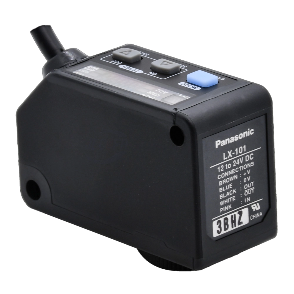 LX-101, PANASONIC, Sensor de color., Difuso para colores y tacos, Alcance: 10mm, Emisión de luz: LED RGB.