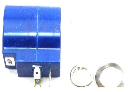 ASC2, Emerson Flow Controls, Bobina de válvula solenoide de clase F, Type: 062463, Coil Voltage: 240V Frequency: 50/60Hz Power: 15 W, DIN Connection.