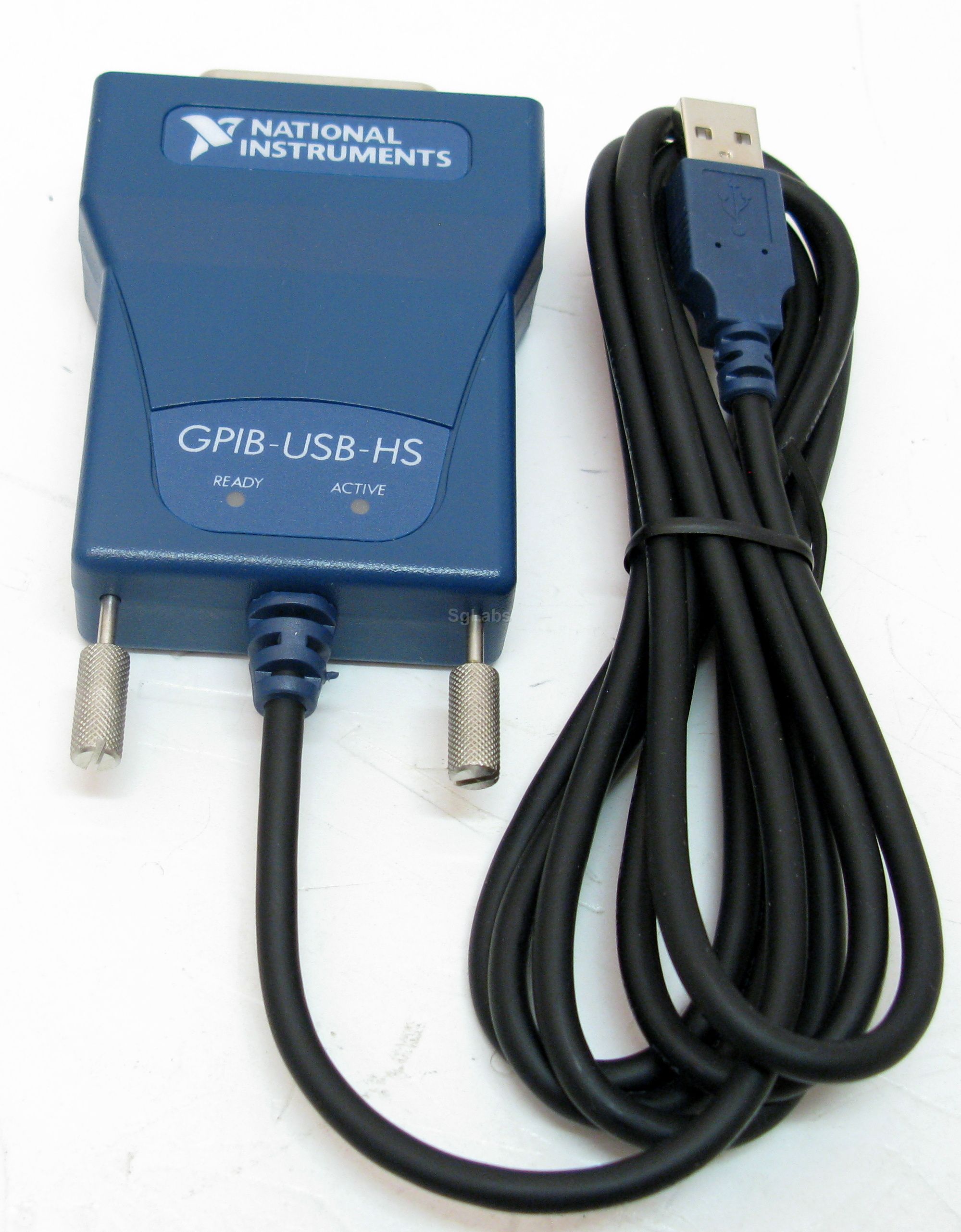 GPIB-USB-HS+, NATIONAL INSTRUMENTS, Controlador IEEE 488 y dispositivo analizador portátil para ordenadores con ranuras USB.