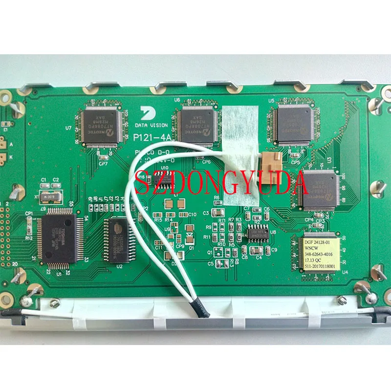 P121A, DG-24128-01, 24128-15 P121, Data Vision, LCD/LED Display, Pantalla LCD STN compatible con DG-24128-01, diseñada para automatización industrial y control de procesos.