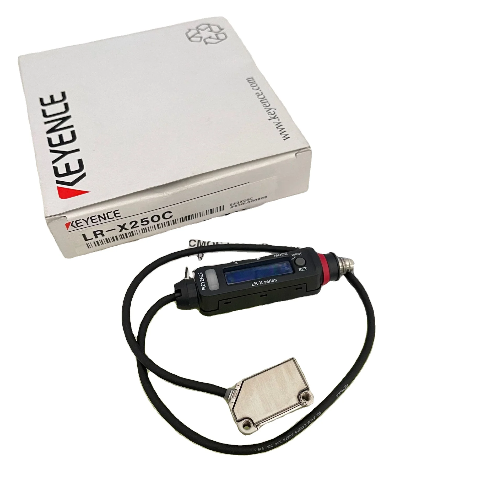 LR-X100C, Keyence, Laser Sensor, Distancia de detección. De 25.0 a 100.0 mm de 0.98" a 3.94". Desviación estándar detectable.