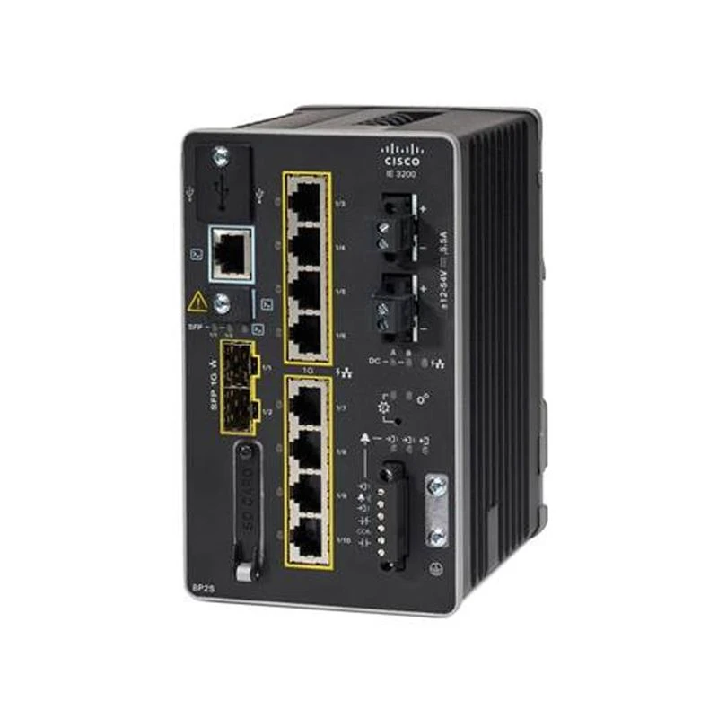 IE-3300-8P2S-E, Cisco, Switch Rugerizado, Catalyst IE3300, 8 Puertos PoE/2 SFP/Diseño Modular.