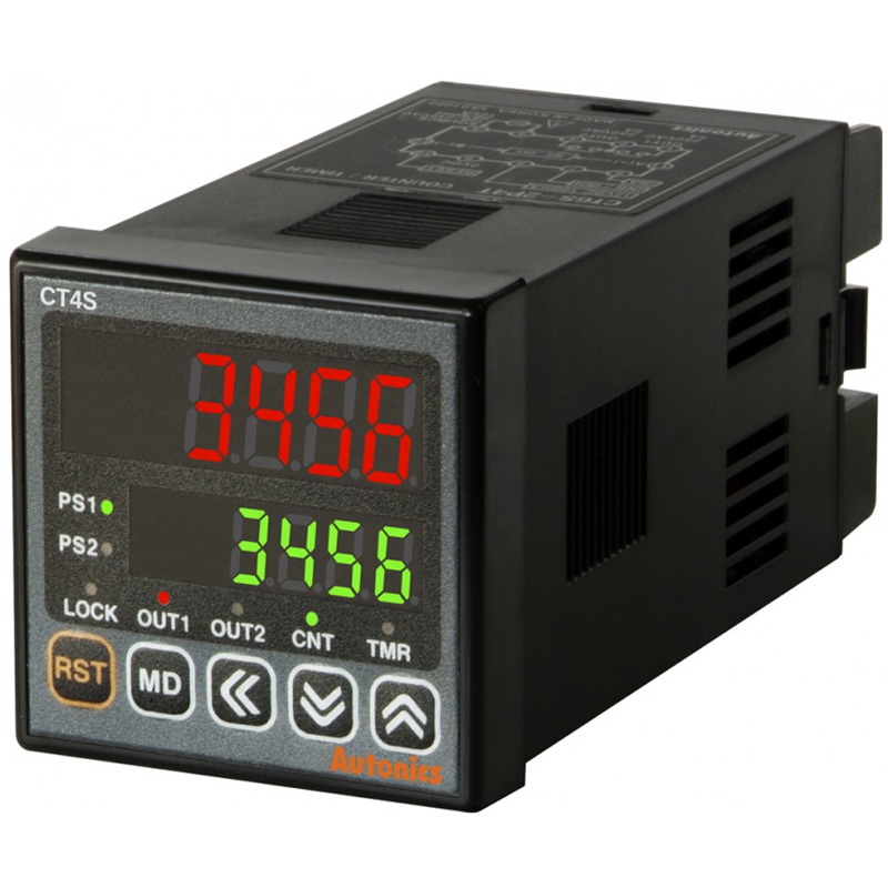 CT4S-1P4, Autonics, Contador LED de 7 segmentos y 4 dígitos de la serie CT.