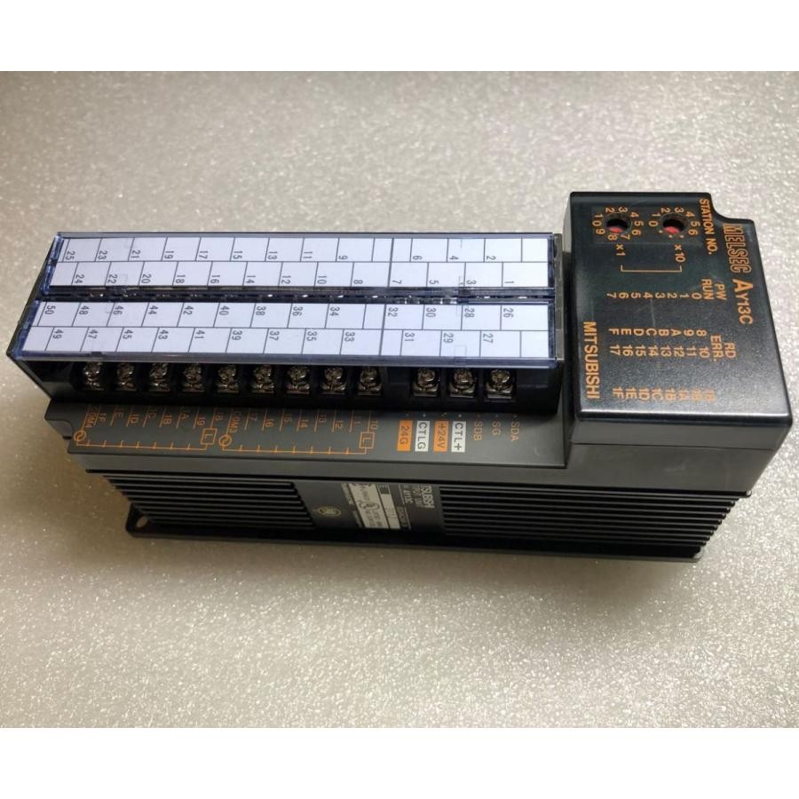 AX13C, Mitsubishi Electric, PLC Module 16-Point Output Unit 12-24V DC Digital.